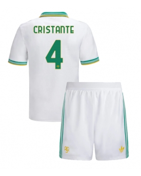 AS Roma Bryan Cristante #4 Maglia Gara Terza Repliche 2025-26 Bambino Maniche Corte